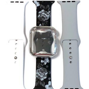 44mm 42mm 40mm 38mm Apple Watch band flower case